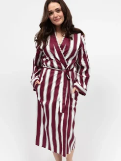Long Stripe Dressing Gown*Cyberjammies New
