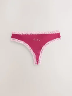 - 7 Katoenen slipjes met kant*Next Online