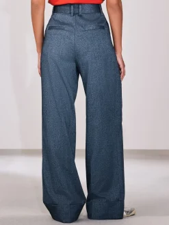 Denim - Superwide Belted Trousers*Next Online