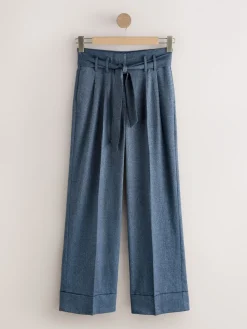 Denim - Superwide Belted Trousers*Next Online