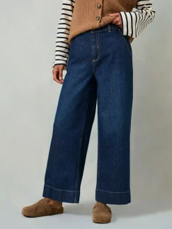 - FatFace jeans met wijde pijpen en cropped model*Fat Face Discount