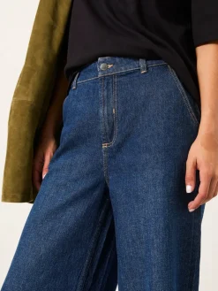 - FatFace jeans met wijde pijpen en cropped model*Fat Face Discount