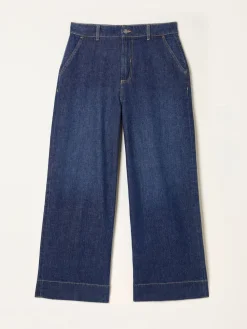 - FatFace jeans met wijde pijpen en cropped model*Fat Face Discount