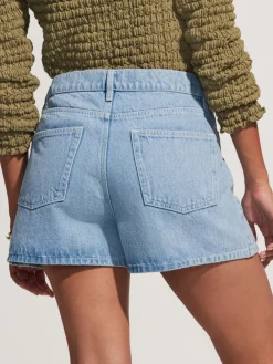 Denim met lichte wassing - Patch Pocket Bow Shorts*Next Discount