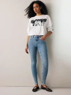 Denim midblauw - Superzachte skinny jeans*Next Online