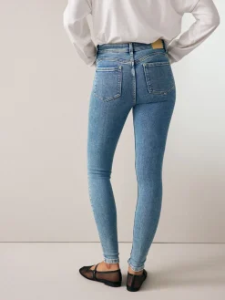Denim midblauw - Superzachte skinny jeans*Next Online