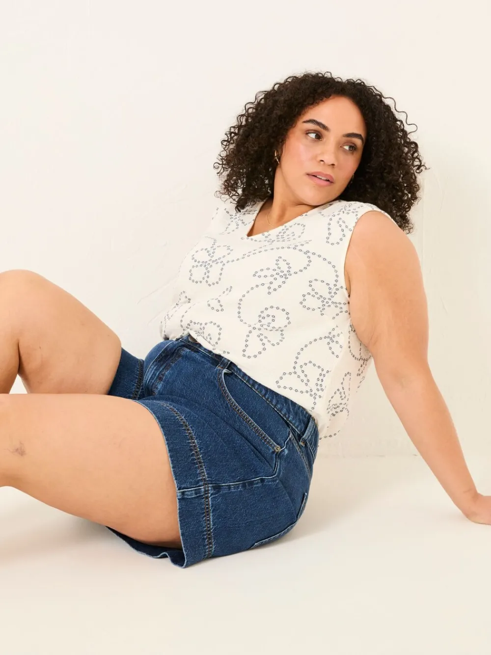 - FatFace 100% katoenen denim shorts*Fat Face Discount