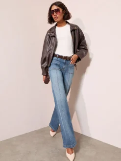 Denim vintage - X Lucy Mecklenburgh alledaagse jeans met wijde pijpen*Friends Like These New