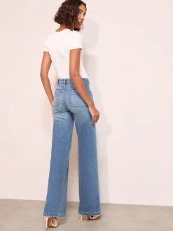 Denim vintage - X Lucy Mecklenburgh alledaagse jeans met wijde pijpen*Friends Like These New