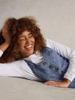 - Viola Linen Dungaree*White Stuff New