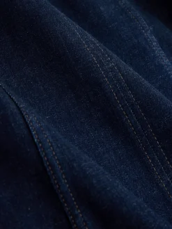 Denim-wassing - Full Seamed Midi Skirt*Next Sale