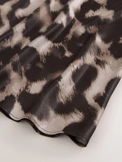 Dierenprint - Satijnen maxirok voor zwangerschap*Next Online