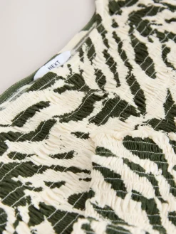 - Shirred Long Sleeve Slash Neck Top*Next Clearance