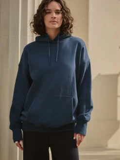 Donkerblauw - Active Longline Overhead Hoodie met superzacht naaddetail en zakken*Next Sale