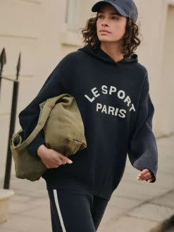 - Compact Cosy Graphic Long Sleeve Hoodie*Next Hot