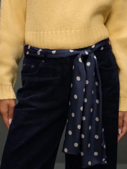 - Cord Wide Leg Trousers With Scarf*Next Outlet