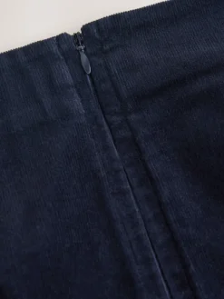 Donkerblauw - Corduroy minirok*Next Outlet