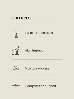 - DD+ Active Sports sportbeha voor hoge impact met Dry Tech en rits aan de voorkant*Next New