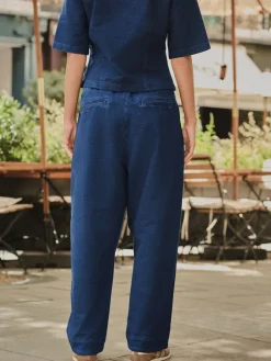 - Denim Jersey Broeken met Barrel jeans*Next Discount