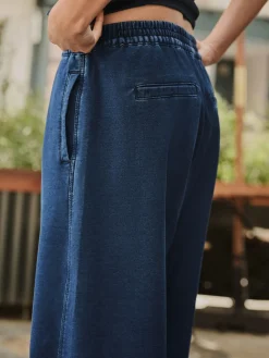 - Denim Jersey Broeken met Barrel jeans*Next Discount