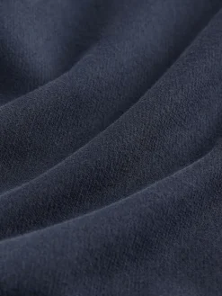 Donkerblauw - Essentials sweatshirt met relaxte pasvorm, lange snit en zakken*Next Online