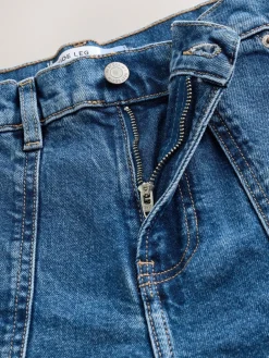 - High Rise Utility Wijde pijpen Jeans*Next Best