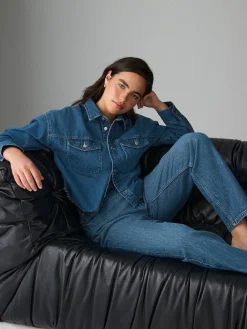 - Hourglass comfortabele mom jeans met stretch en stretch*Next