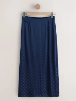 - Jacquard Polka Dot Satin Skirt*Next Online