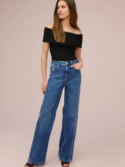 - Jeans met wijde pijpen*Next Online