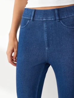 Donkerblauw - Lange jersey denim leggings*Next Online