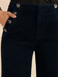 - Corduroy Rechte Broek*Love & Roses Hot