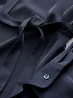 Donkerblauw - Maternity Belted Shirt*Next