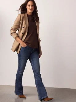 Donkerblauw - Maternity Denim Flare Jeans*Next Outlet