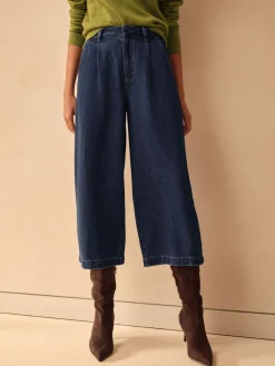 - N.Premium High Rise Culotte Jeans*Next Outlet