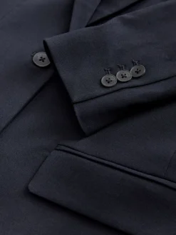 - Op maat gemaakte blazer met enkele rij knopen van wol*Next New