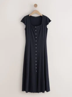 - Short Sleeve Jersey Button Through Maxi Dress*Next Sale