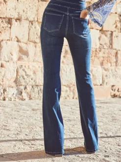 - Contour Waist Kick Flare Jeans*Sosandar Sale