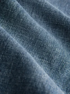 Donkerblauw - Stretch jeans met uitlopende pijpen en hoge taille*Next Outlet