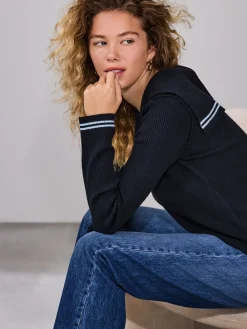 - Supersoft Sailor Collar Layered Jumper*Next Clearance