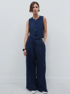 - Superwide Pleated Trousers*Next Clearance