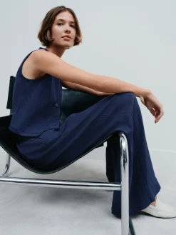 - Superwide Pleated Trousers*Next Clearance