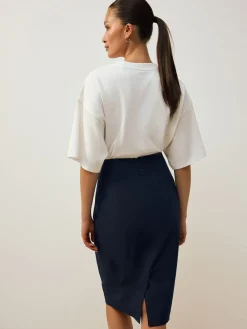 - Tailored Pencil Skirt With Wool*Next Clearance