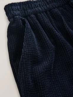 Donkerblauw - Wijde pijpen zachte corduroy broeken*Next Clearance