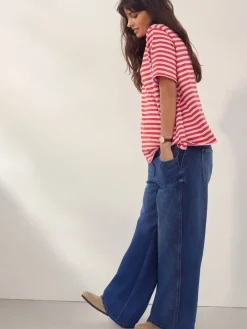 - Zwangerschapsjeans met wijde pijpen van 100% katoen*Next Outlet