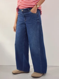 - Zwangerschapsjeans met wijde pijpen van 100% katoen*Next Outlet