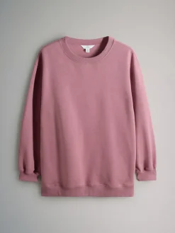 - 2 Pack Longline Crew Neck Sweatshirt*The Set Hot