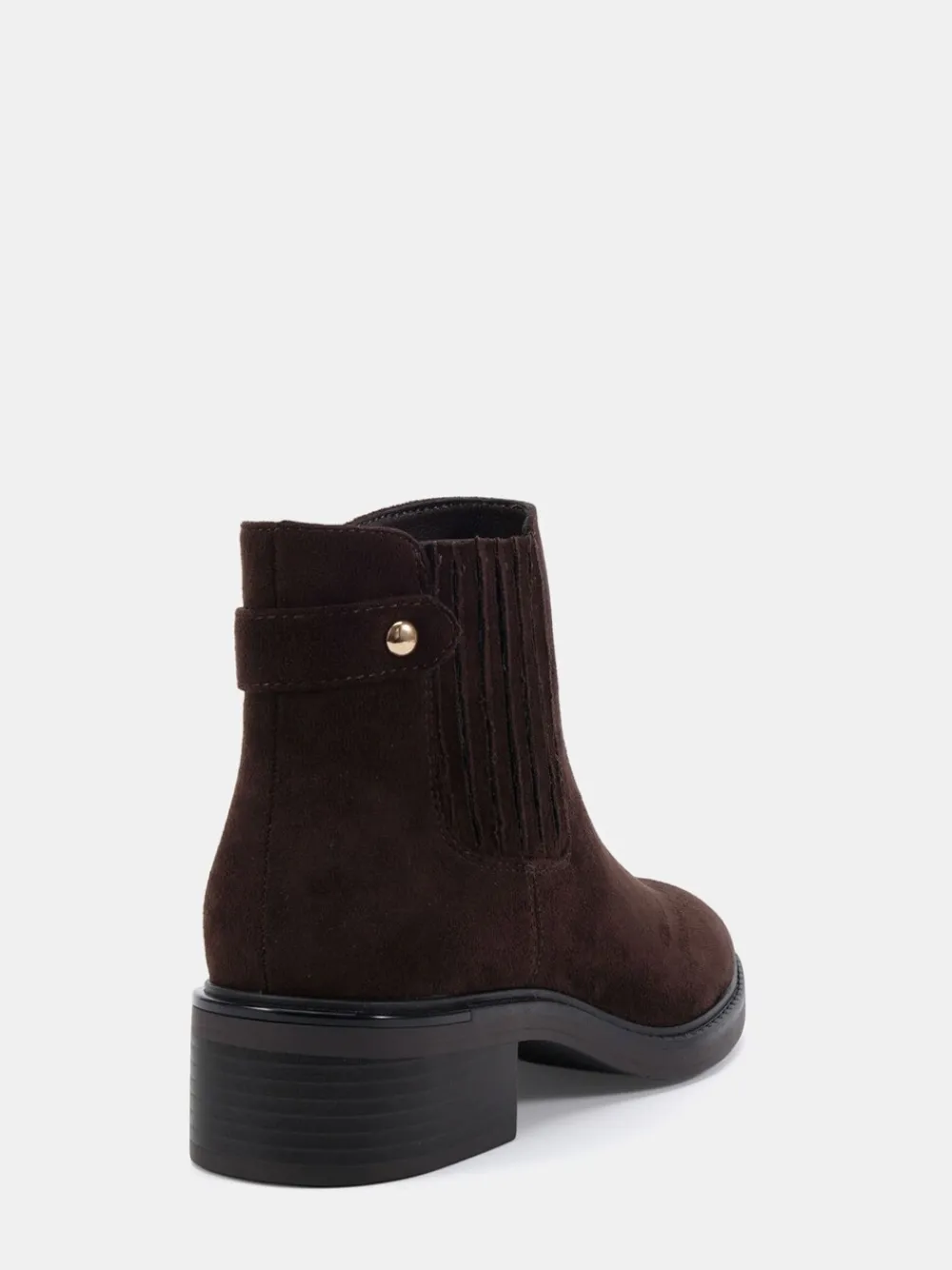 Donkerbruin - Wide Fit Darlina Flat Chelsea Ankle Boots*Novo Online