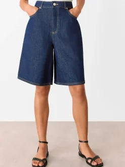 - 100% Cotton Authentic Knee Length Shorts*Whistles Outlet