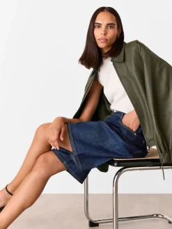 - 100% Cotton Authentic Knee Length Shorts*Whistles Outlet