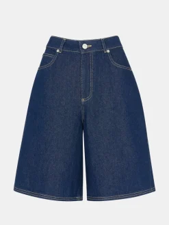 - 100% Cotton Authentic Knee Length Shorts*Whistles Outlet